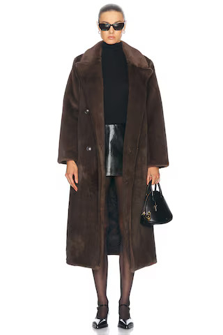 A.L.C. Franklin Coat in Brown | FWRD | FWRD 