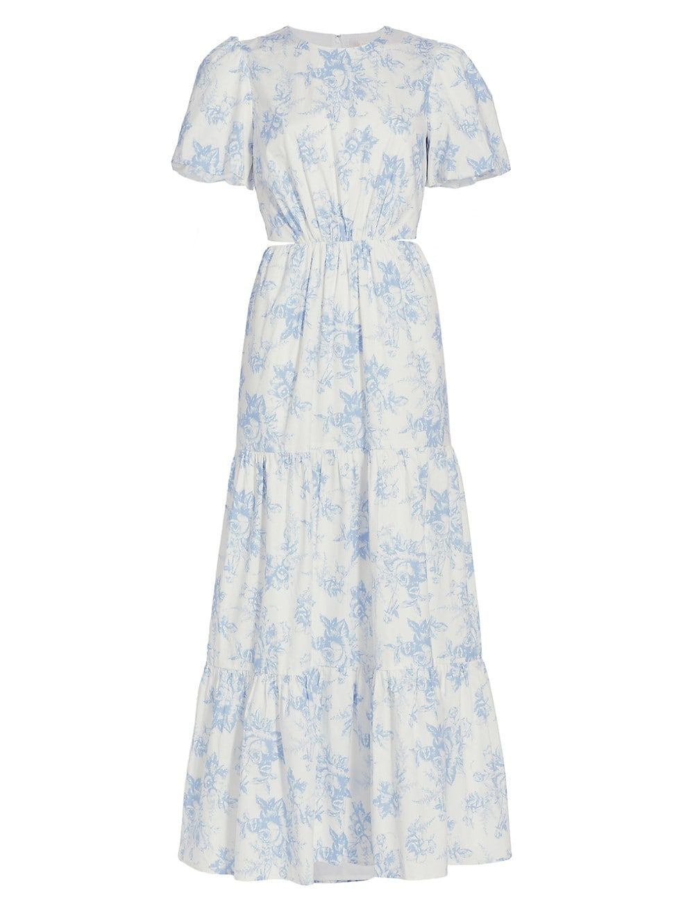 Wayf Plaza Floral Cut-Out Maxi Dress | Saks Fifth Avenue