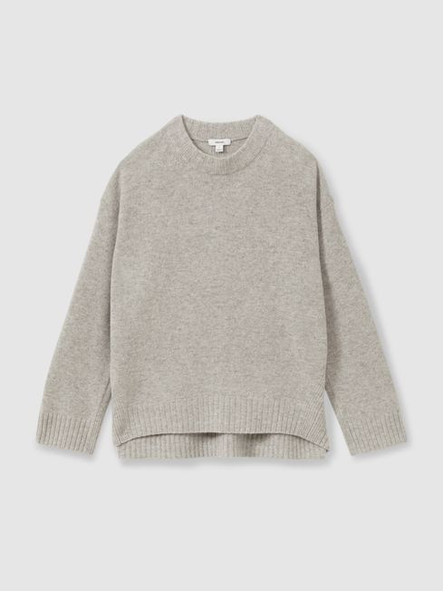 Elena
                Wool-Cashmere Crew Neck Jumper | Reiss UK