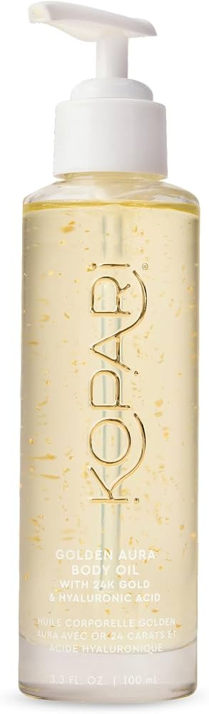 Kopari Golden Aura Body Oil with 24k Gold & Hyaluronic Acid - Hydrating Formula for Glowing Skin ... | Amazon (US)