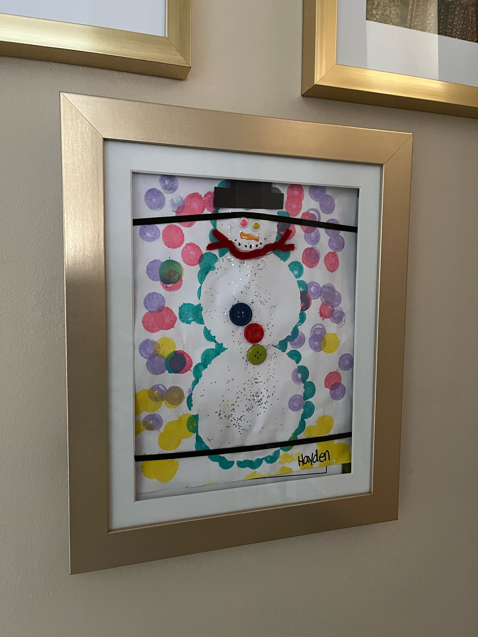 Kids artwork frame!