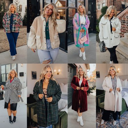 Plus size winter outerwear 

Jackets and cardigans so pretty to build your perfect winter outfit. 

Plus size boutique | boutique | plus size outfit | plaid jacket | pastel cardigan | long cardigan | houndstooth coat | tweed jacket 

#LTKplussize #LTKSeasonal #LTKover40