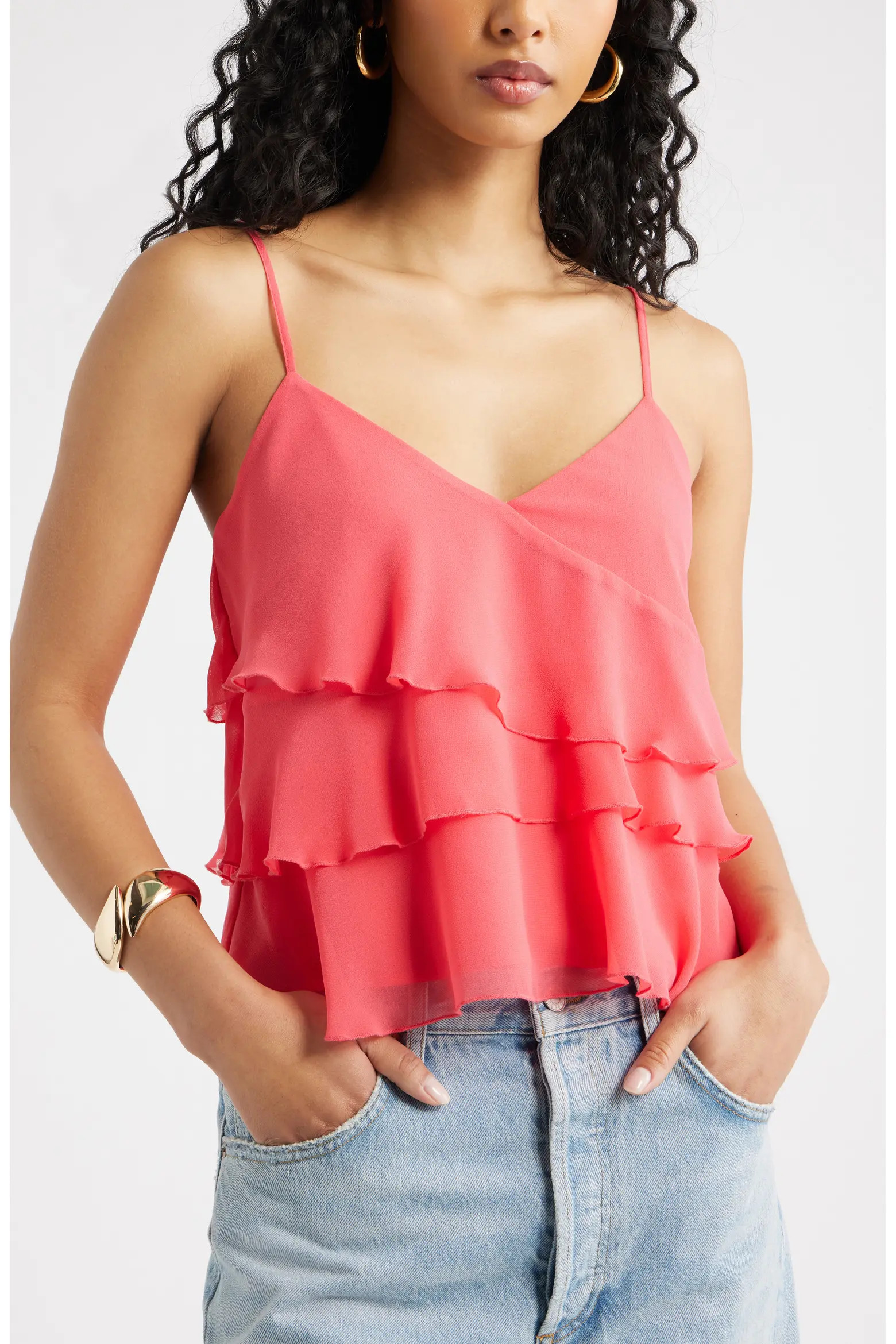 Ruffle Tiered Camisole (Women) | Nordstrom | Nordstrom