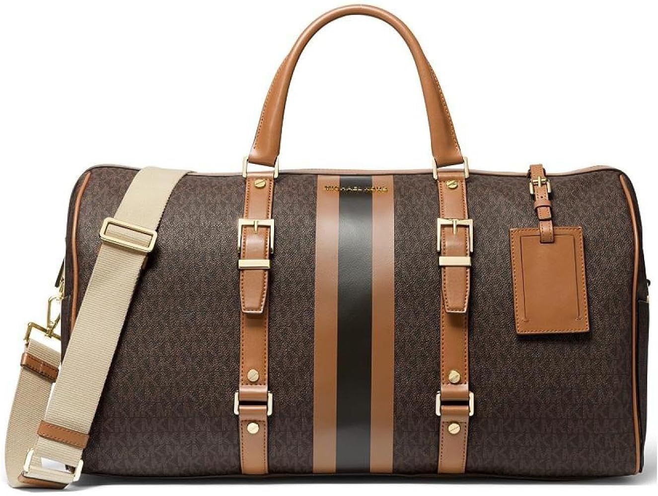 Michael Kors Bedford Travel Extra Large Duffle Bag Brown/Acorn One Size | Amazon (US)