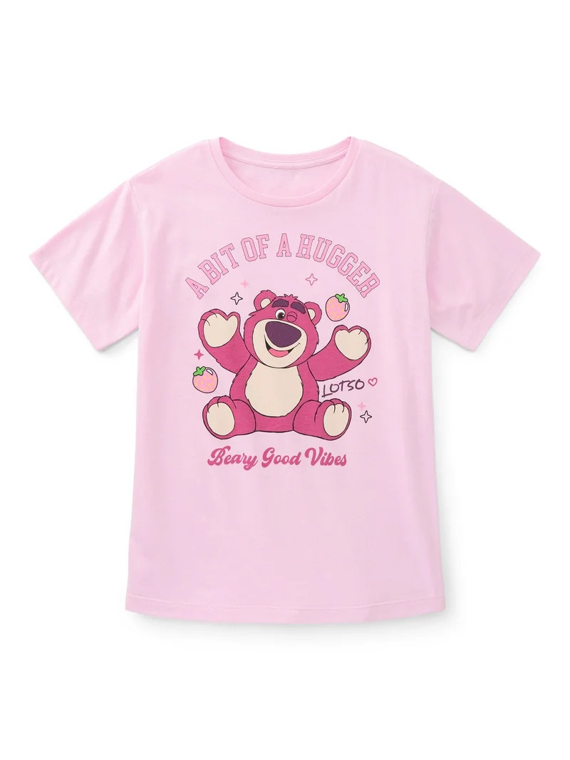 Toy Story Girls Lots O Bear Short Sleeve Graphic T-Shirt, Sizes 4-16 | Walmart (US)