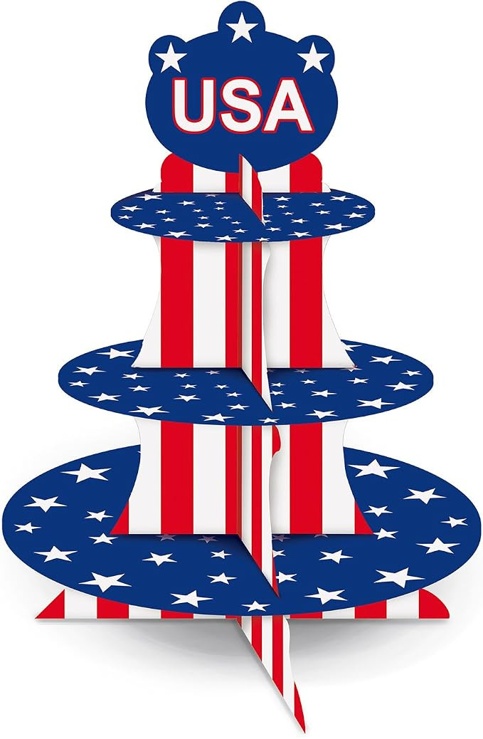 Patriotic Cupcake Stand | Amazon (US)
