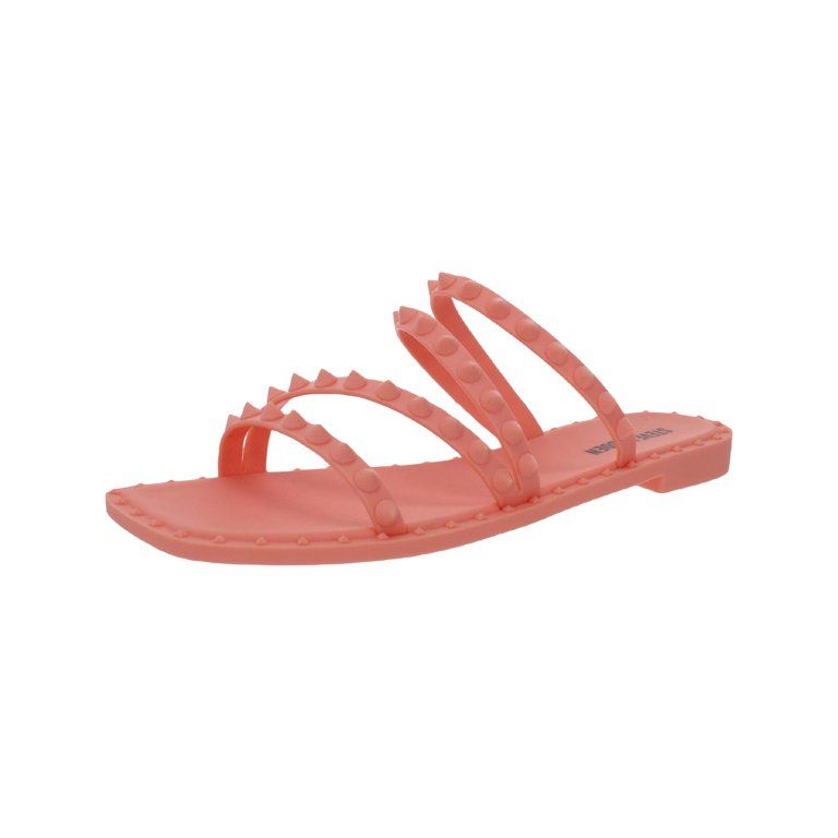 Steve Madden Womens Selina J Jelly Sandals Pool Slides Orange 8 Medium (B,M) - Walmart.com | Walmart (US)