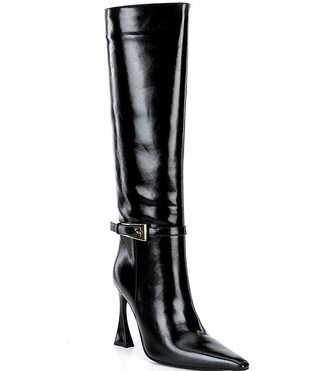 Jeffrey Campbell Identity Buckled Strap Tall Dress Boots | Dillard's | Dillard's