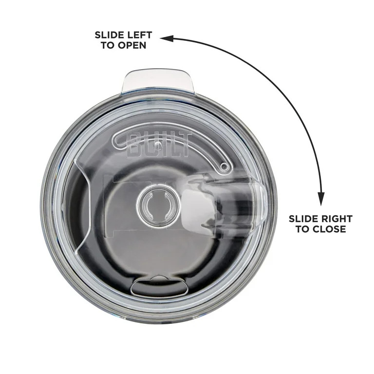 Built 30-Ounce Double-Walled Stainless Steel Tumbler in Stainless Steel | Walmart (US)