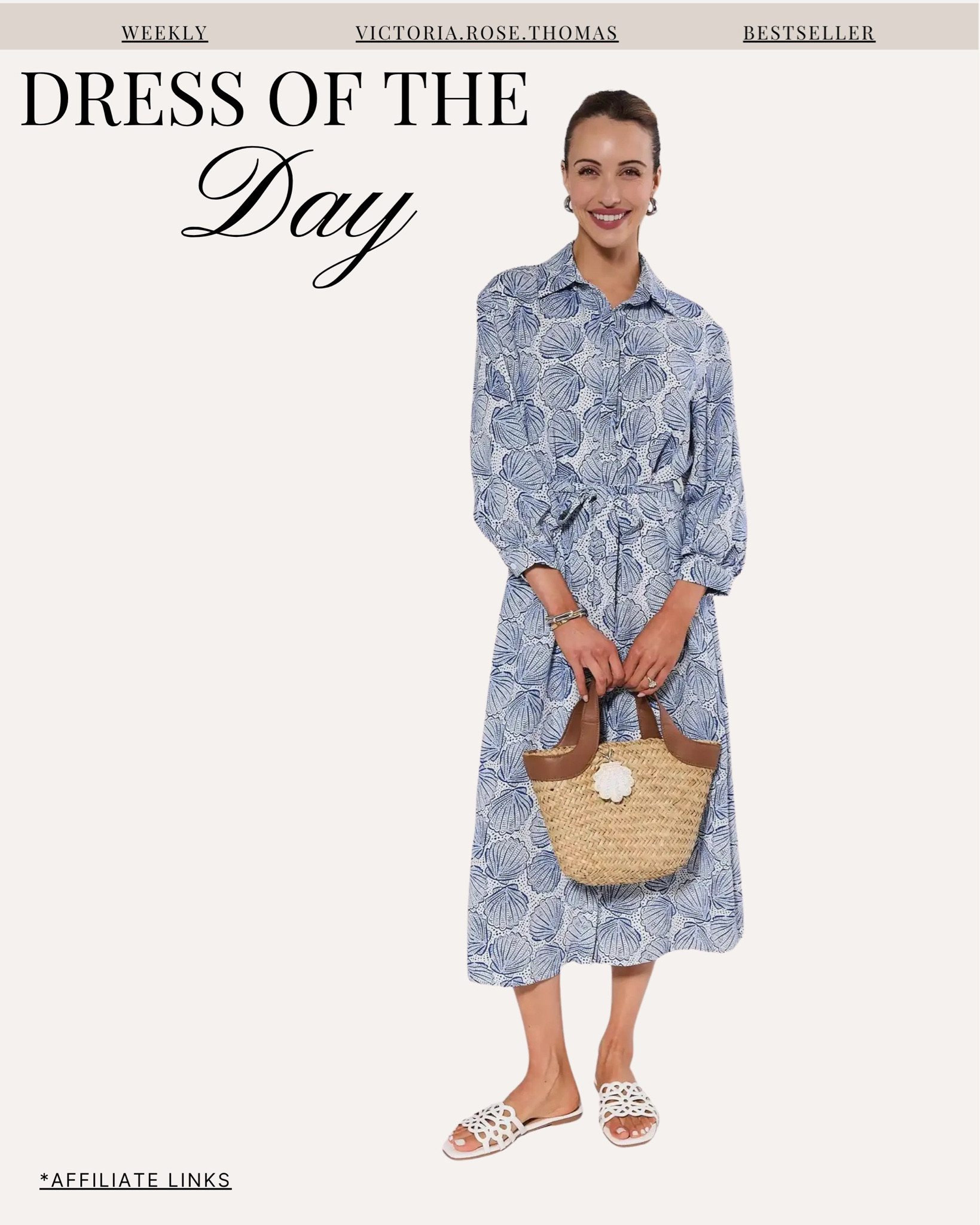 Dress of the Day 🤍✨

Blue and white dress, blue shell print dress, coastal dress, coastal summer outfit, spring dress, summer dress, vacation dress, cruise outfit, resort wear, tropical vacation outfit, beach dress, beach day outfit, coastal outfit, European summer style, old money aesthetic, classic feminine style, chic summer outfit, effortless outfit, everyday dress, travel outfit, brunch outfit, date night dress, baby shower dress, casual wedding guest dress, midi dress, shirt dress, collared dress, lightweight summer dress, breathable fabric, flattering dress, easy outfit, vacation outfit ideas.

Affordable fashion, high low fashion, designer inspired, Tuckernuck inspired, look for less, expensive looking outfit, polished style, timeless wardrobe staples, classic summer style, coastal chic, resort wear outfits, preppy style, Nantucket style, Hamptons style.

Linked here 🤍


#LTKootd #LTKSeasonal #LTKgrwm