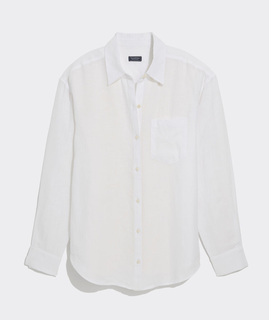 Birdie Linen Button-Down | vineyard vines