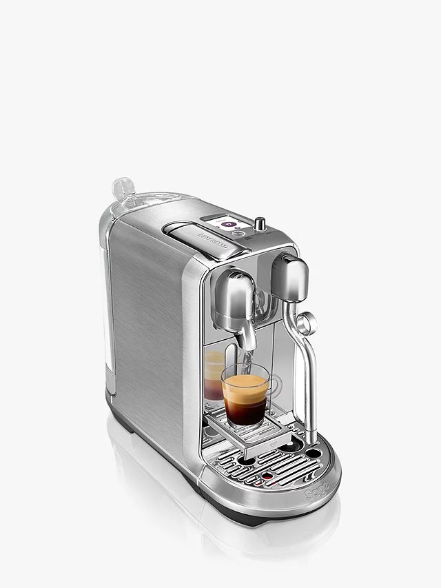 Nespresso Creatista Plus Coffee Machine by Sage, Stainless Steel | John Lewis (UK)