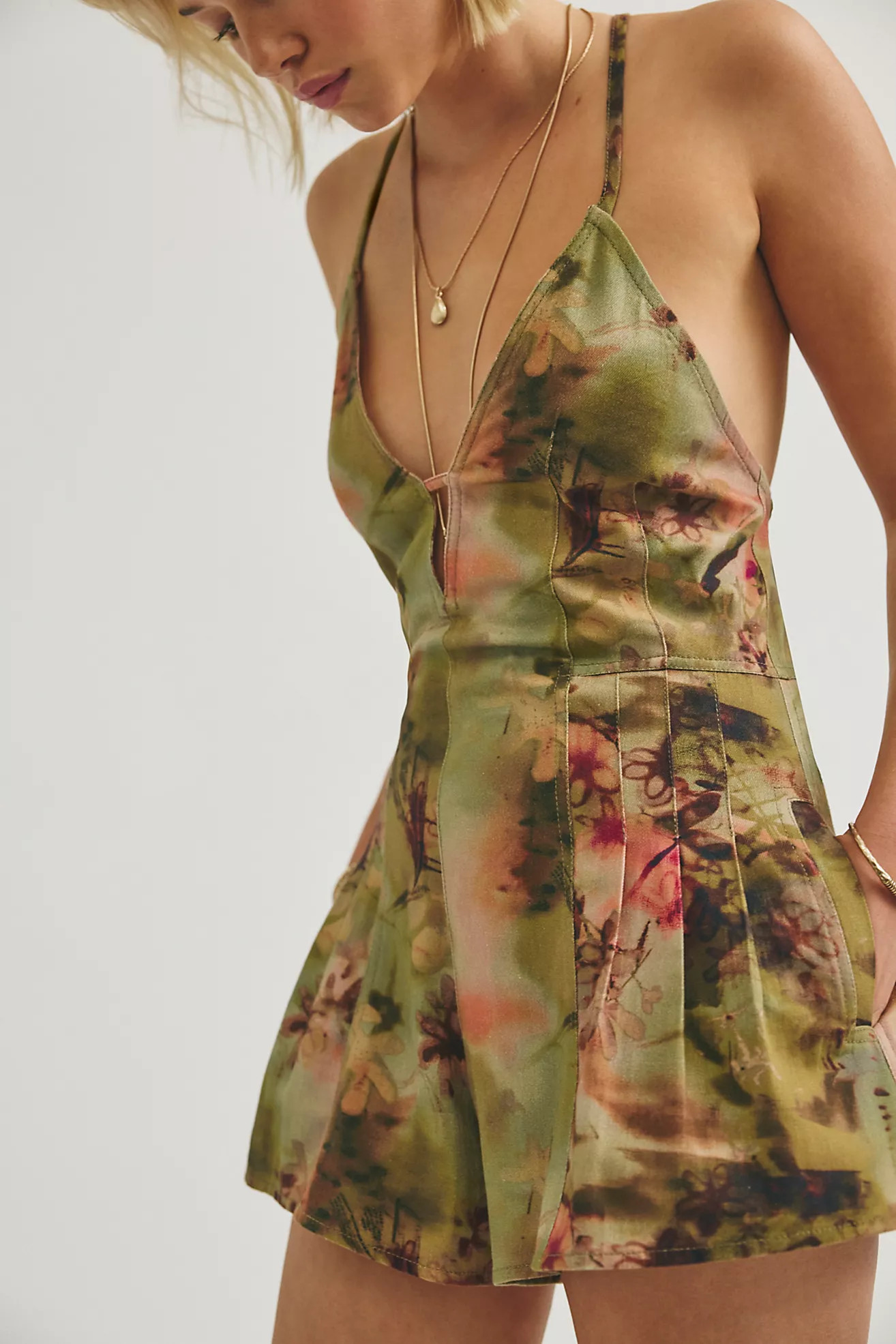 We The Free Nostalgia Ultra Printed Shortalls | Free People (Global - UK&FR Excluded)