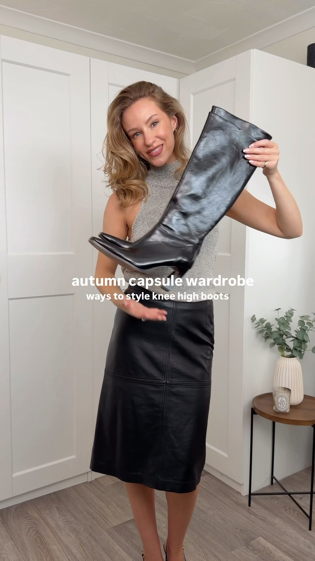 Knee high boots, autumn outfits,suede skirt, leather skirt, mini skirt, leopard print

#LTKuk #LTKautumn #LTKshoes