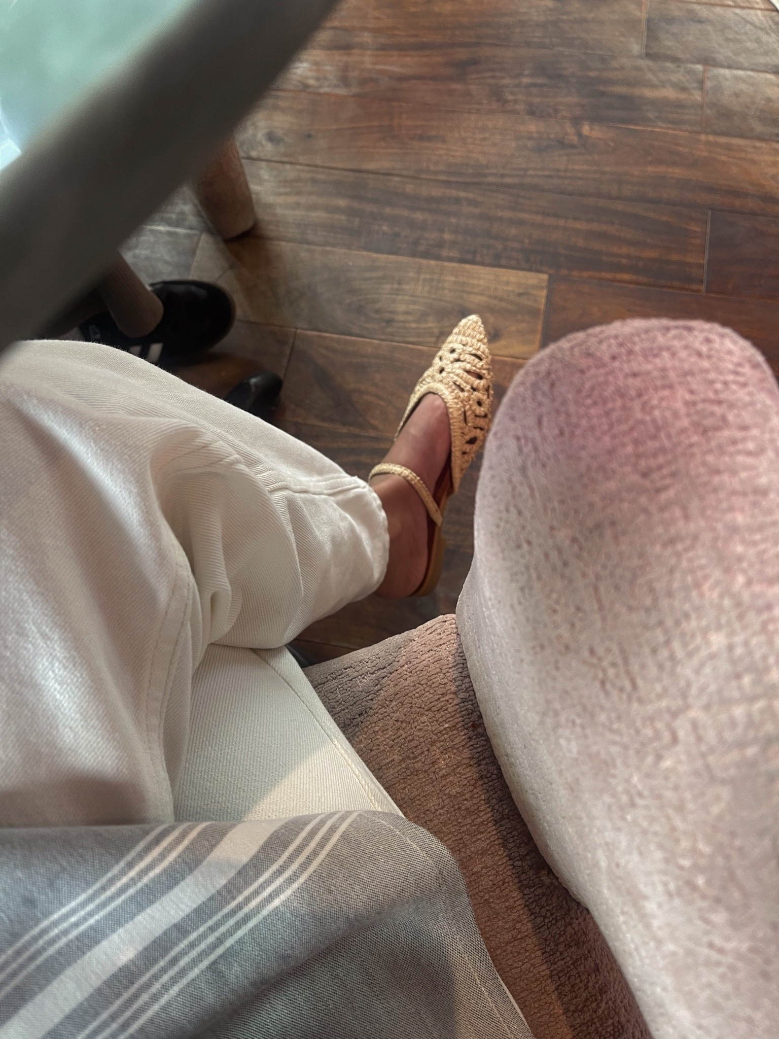 Shoefie of the day: the rattan flat. Such a great way to elevate your everyday footwear and your next summer outfit too 🤎

Linking similar open backed flats, ballet flats, and Mary Jane flats below!

#LTKootd #LTKSeasonal #LTKWorkwear