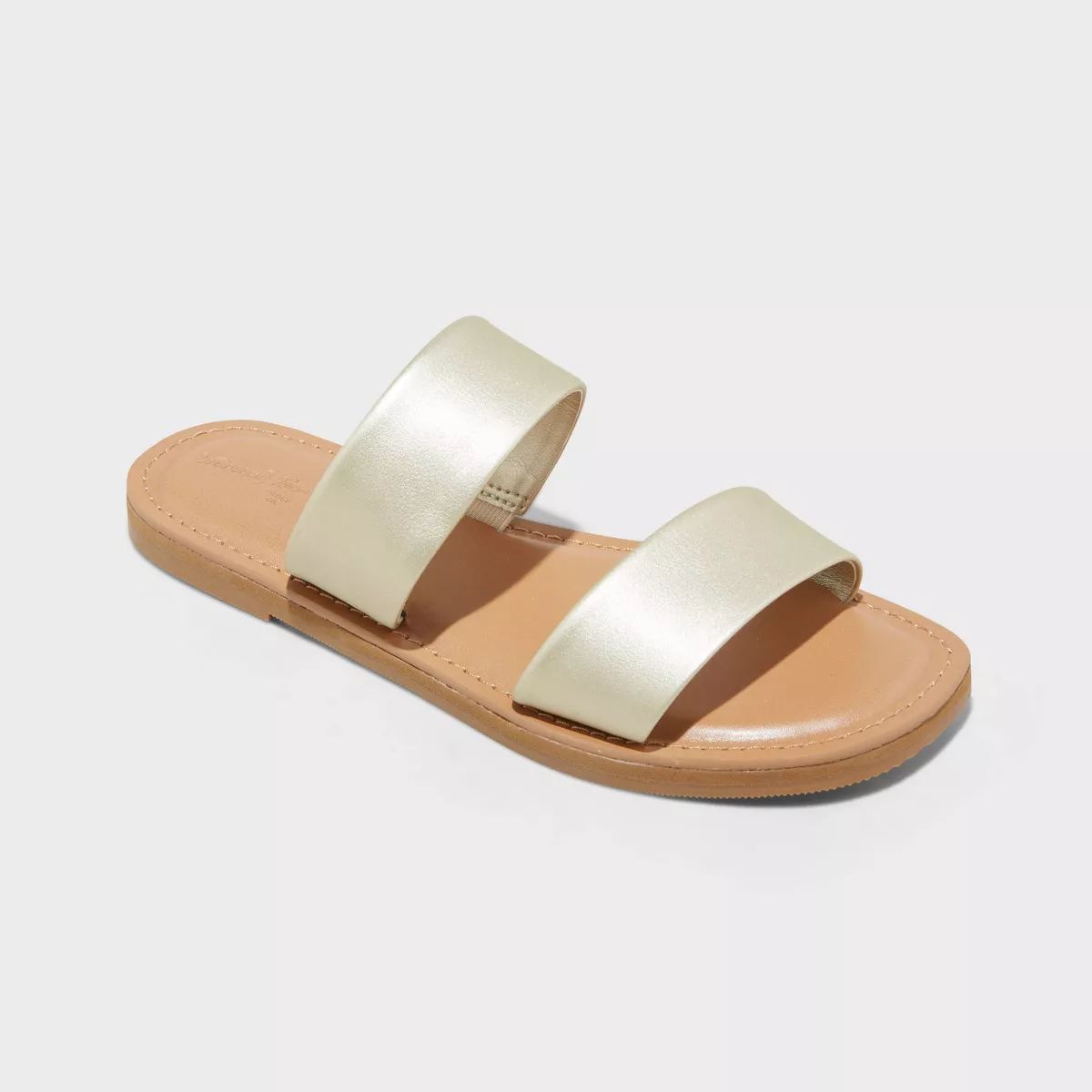 Women's Dora Footbed Sandals - Universal Thread™ Gold 6 | Target
