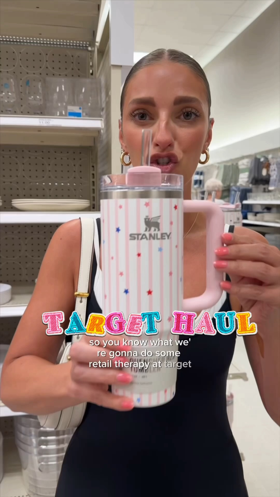 Target haul!! 

We tried to find a new adjective. We failed. We’re just two girls walking through Target, okay? 😂

Honestly, this is less of a haul and more of a documentary on what happens when women are left unsupervised in the summer section.

The swimsuits got us. The 4th of July aisle got us. The vacation stuff got us.

And yes, apparently everything was “cute.”

Target swimwear / target vacation outfits / target summer outfits / target summer finds / target 4th of July finds
