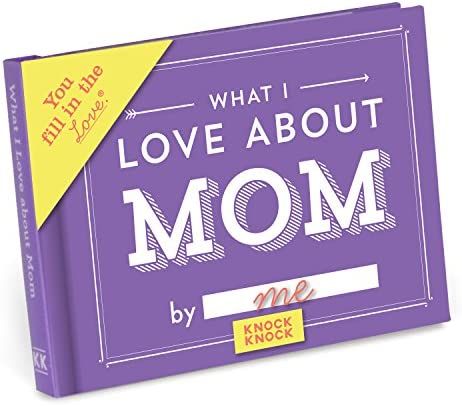 Knock Knock What I Love about Mom Fill in the Love Book Fill-in-the-Blank Gift Journal, 4.5 x 3.25-i | Amazon (US)
