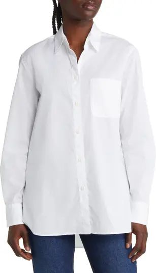 rag & bone ICONS Maxine Cotton Poplin Button-Up Shirt | Nordstrom | Nordstrom