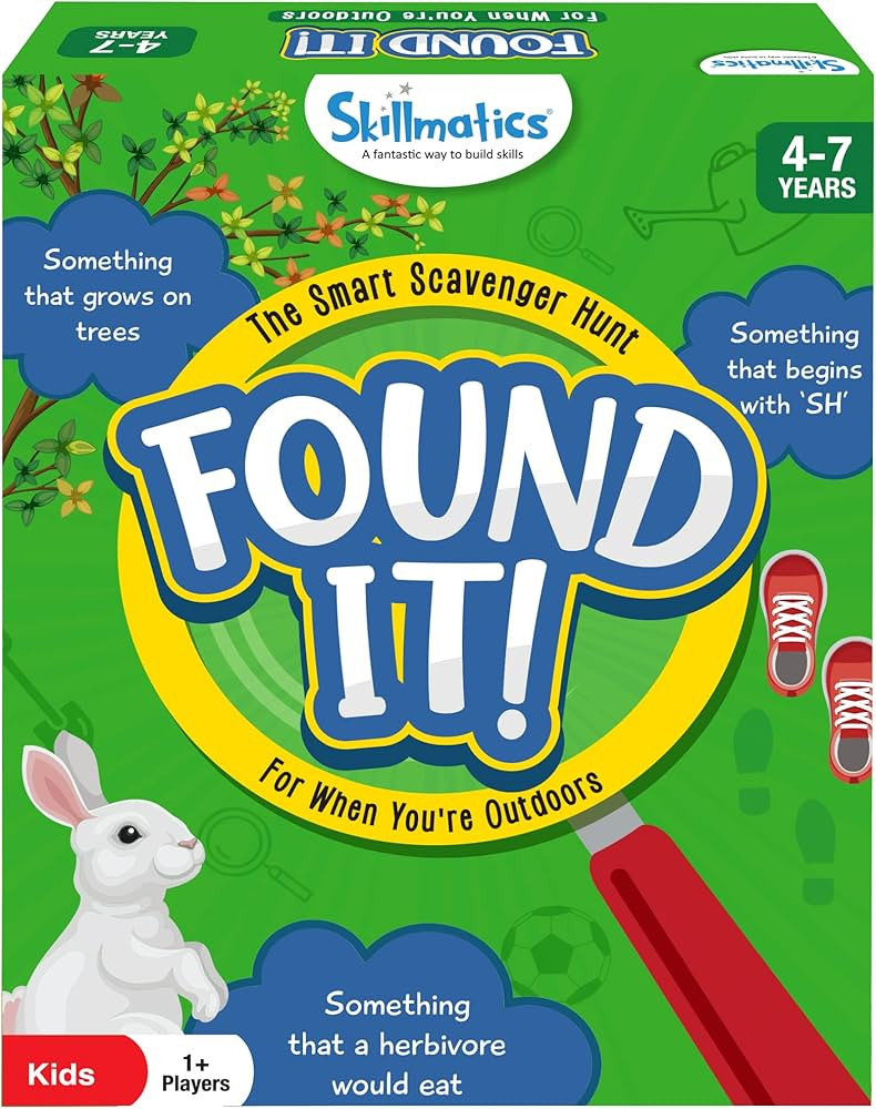 Skillmatics Card Game - Found It Outdoor Edition, Scavenger Hunt for Kids, Fun Family Game, Gifts... | Amazon (US)