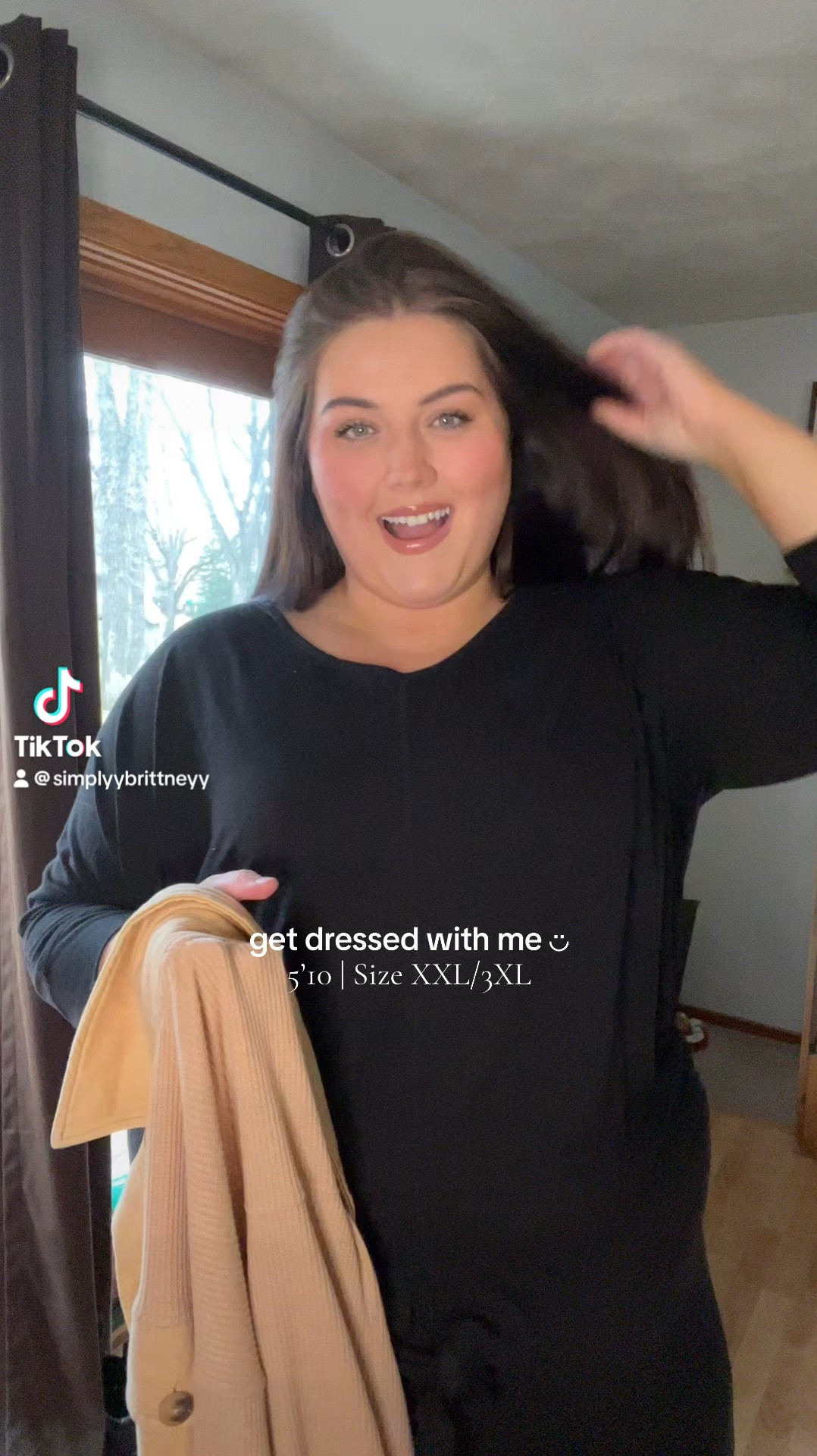 Get dressed with me 🤍🤍 Comfy and simple plus size outfit ideas (linked similar shackets) 

#LTKstyletip #LTKplussize #LTKbeauty