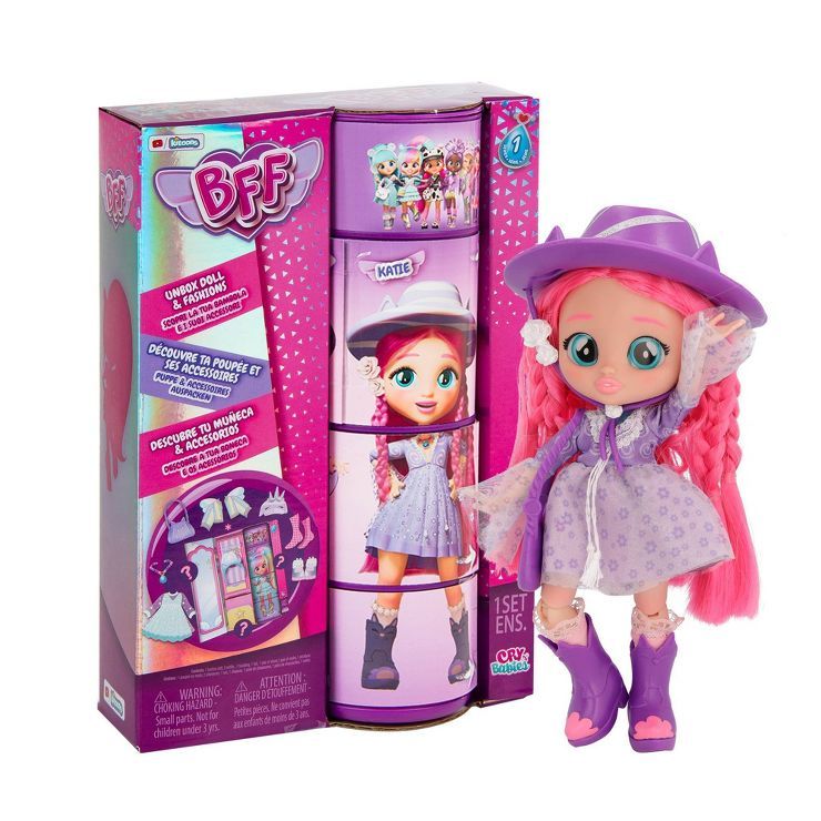 Cry Babies BFF Katie Fashion Doll with 9+ Surprises | Target