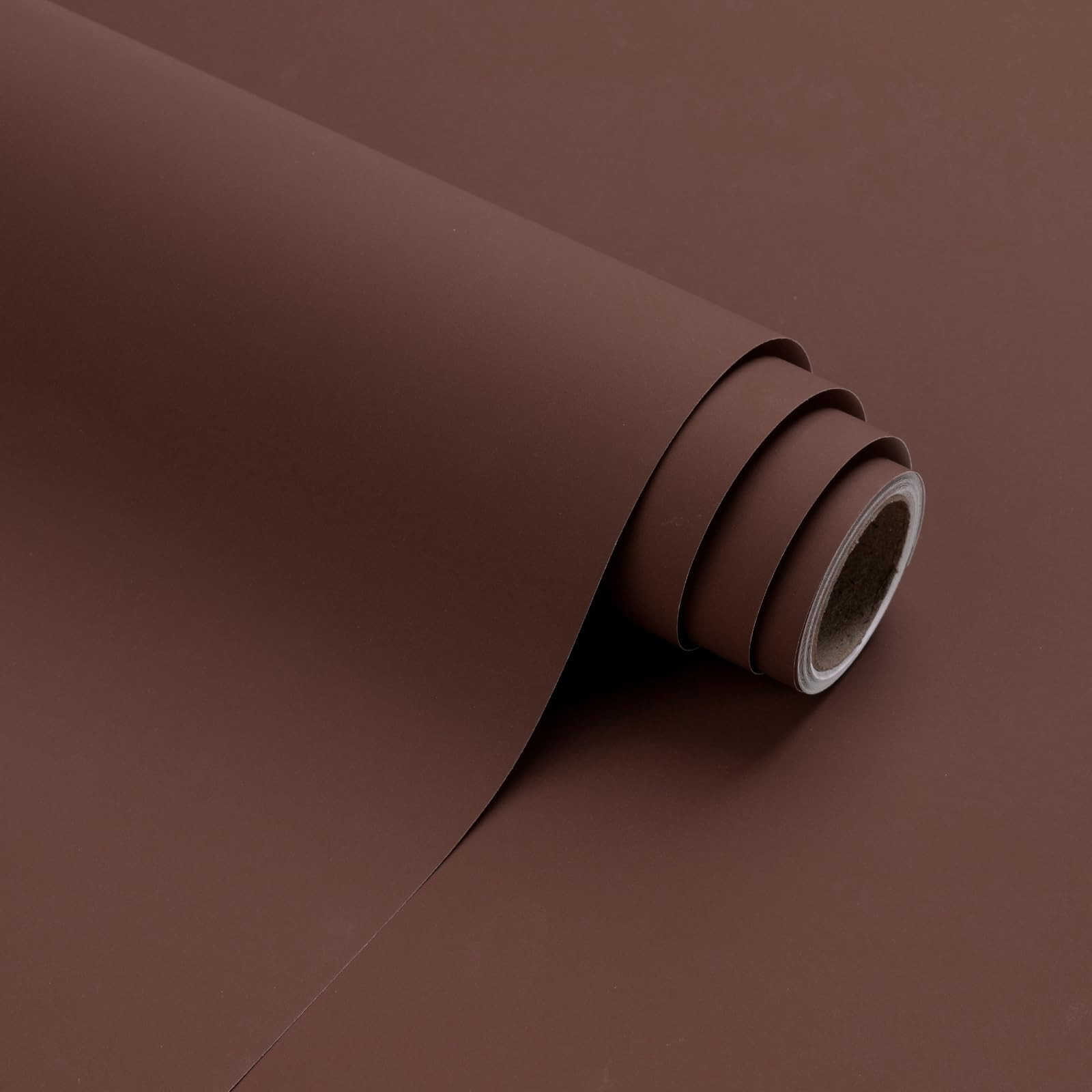 WRAPAHOLIC Chocolate Brown Wrapping Paper Roll - Mini Roll Silky Touch - 17 Inch x 16.5 Feet - So... | Amazon (US)