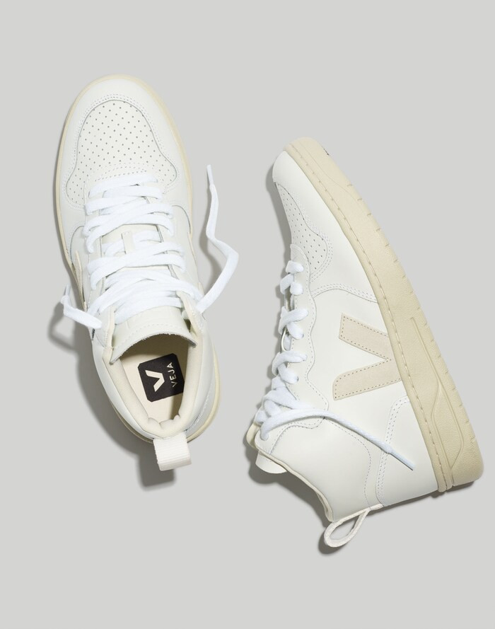 Veja™ V-15 High-Top Sneakers | Madewell