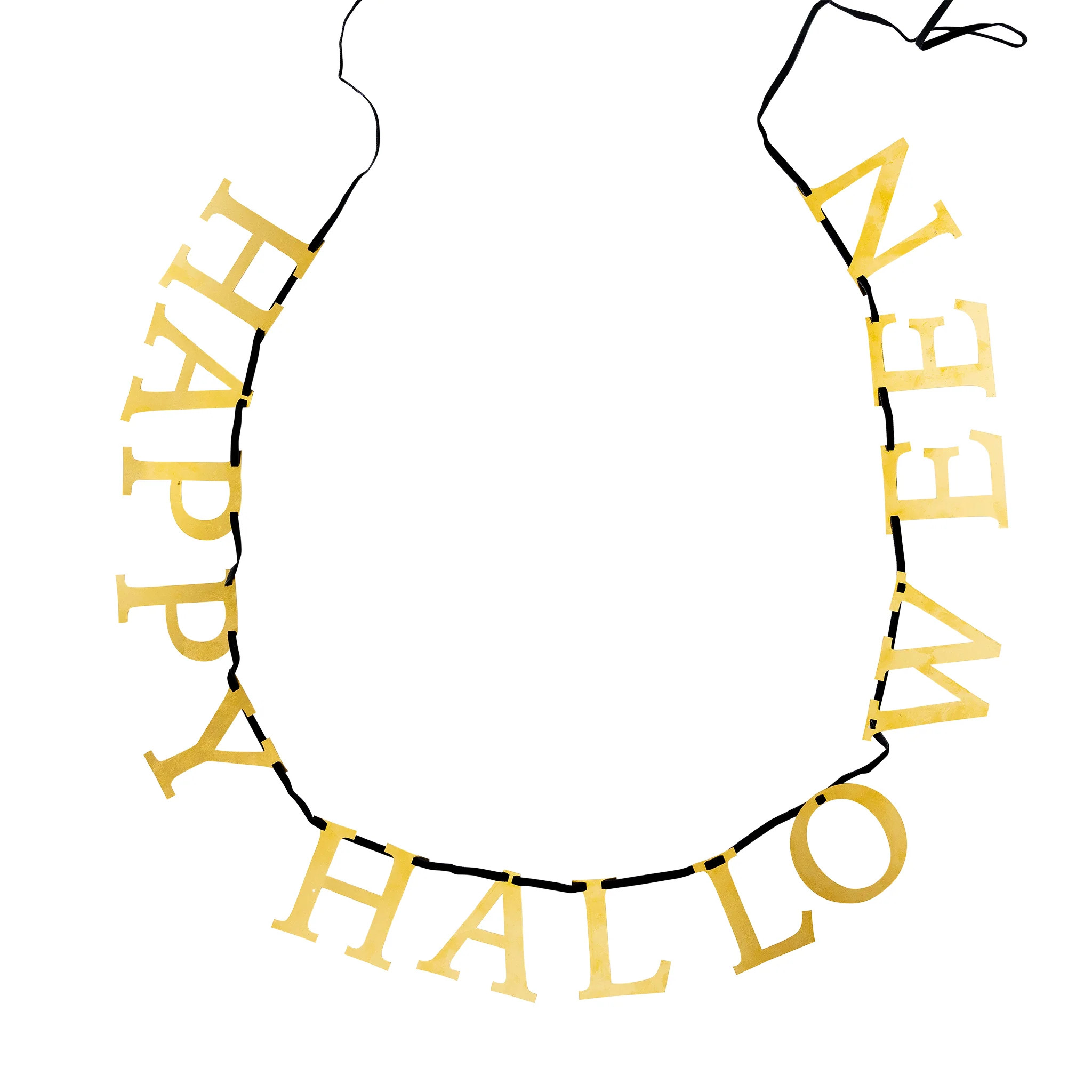 Mystical Happy Halloween Metal Banner | My Mind's Eye