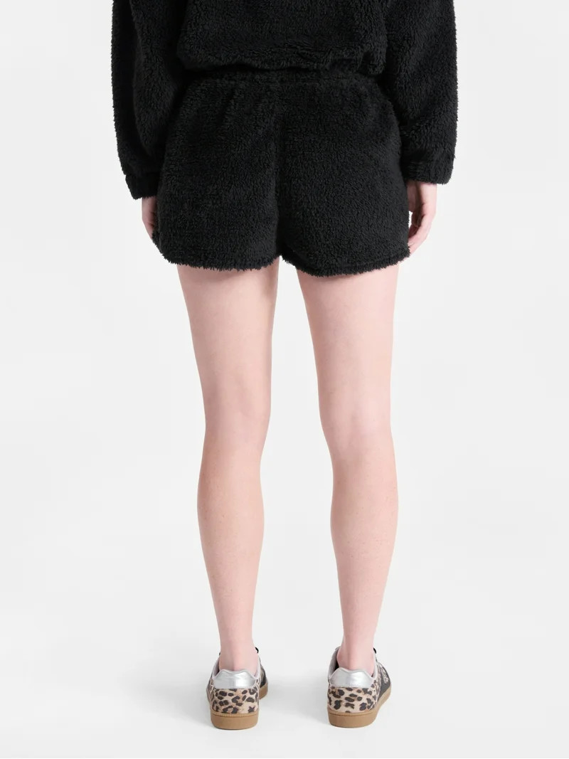 No Boundaries Plush Bungee Cord Shorts, Women's | Walmart (US)