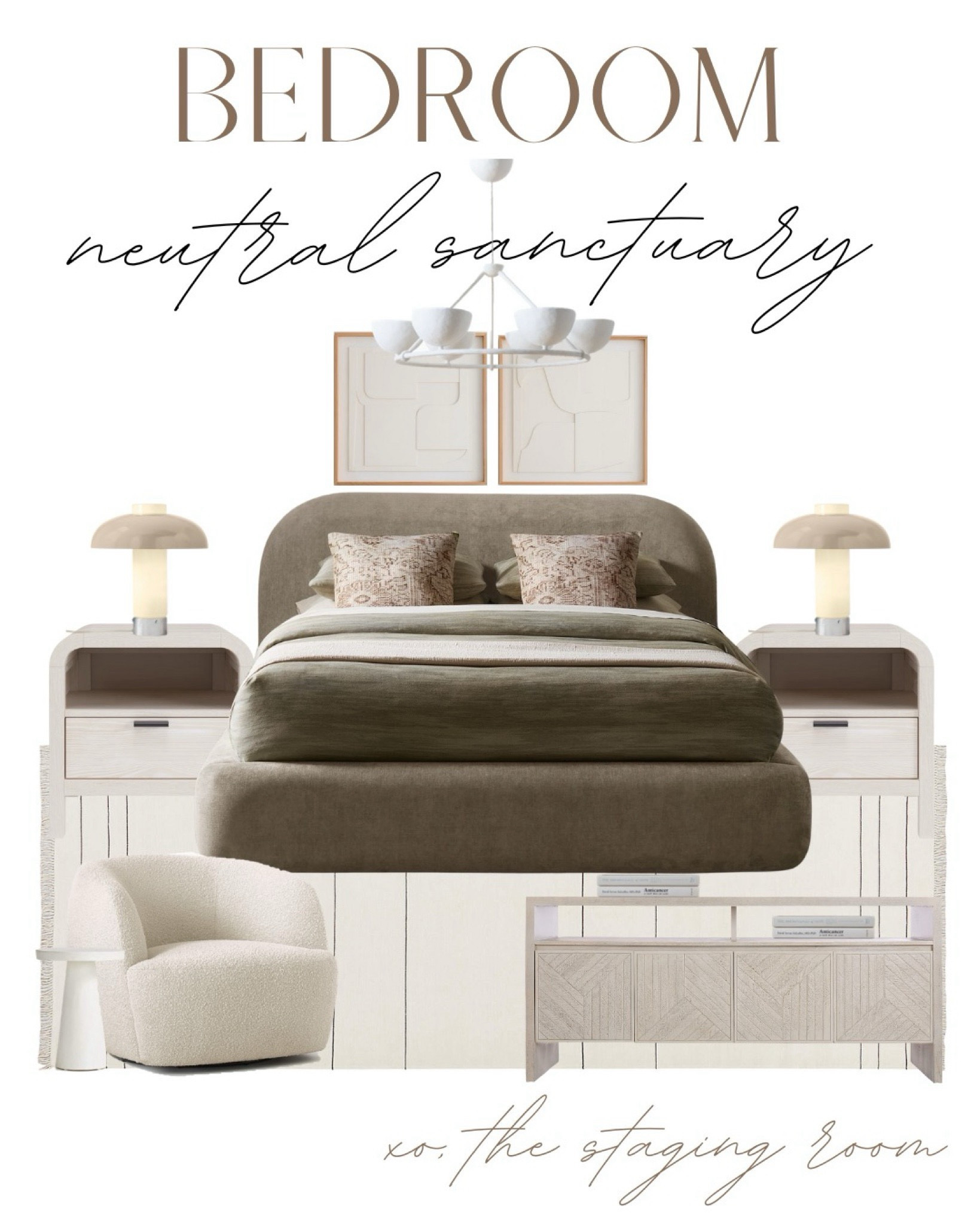 Neutral bedroom sanctuary 

#interiordesign #bedroomdesign #bedroominteriordesign #bedroomlinks #bedroomidea #bedroommoodboard #kingbed #queenbed #fullbed #doublebed #rug #neutralrug #nightstand #tablelamp #wallart #chandelier #accentchair #bouclechair #mediaconsole #sideboard #cb2 #crateandbarrel #wayfair #wayday #wayfairsale #westelm #home #homedecor



#LTKsale #LTKcasa #LTKfamily