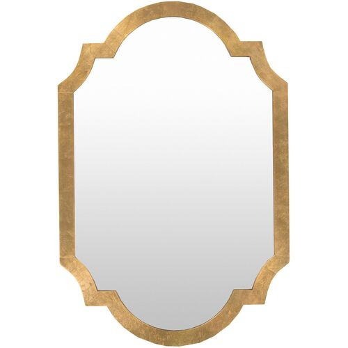 Quatrefoil Oversize Mirror, Gold | One Kings Lane
