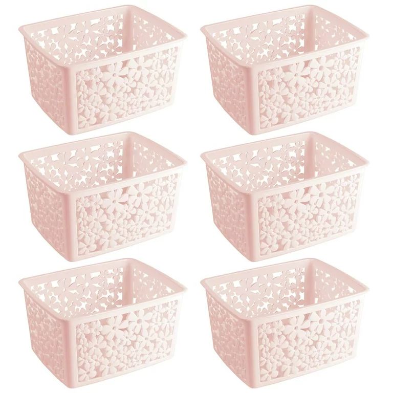 mDesign Plastic Bathroom Storage Basket Bin for Organizing Hand Soaps, Body Wash, Shampoos, Lotio... | Walmart (US)