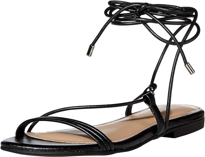 The Drop womens Samantha Flat Strappy Lace-Up Sandal Flat Sandal | Amazon (CA)