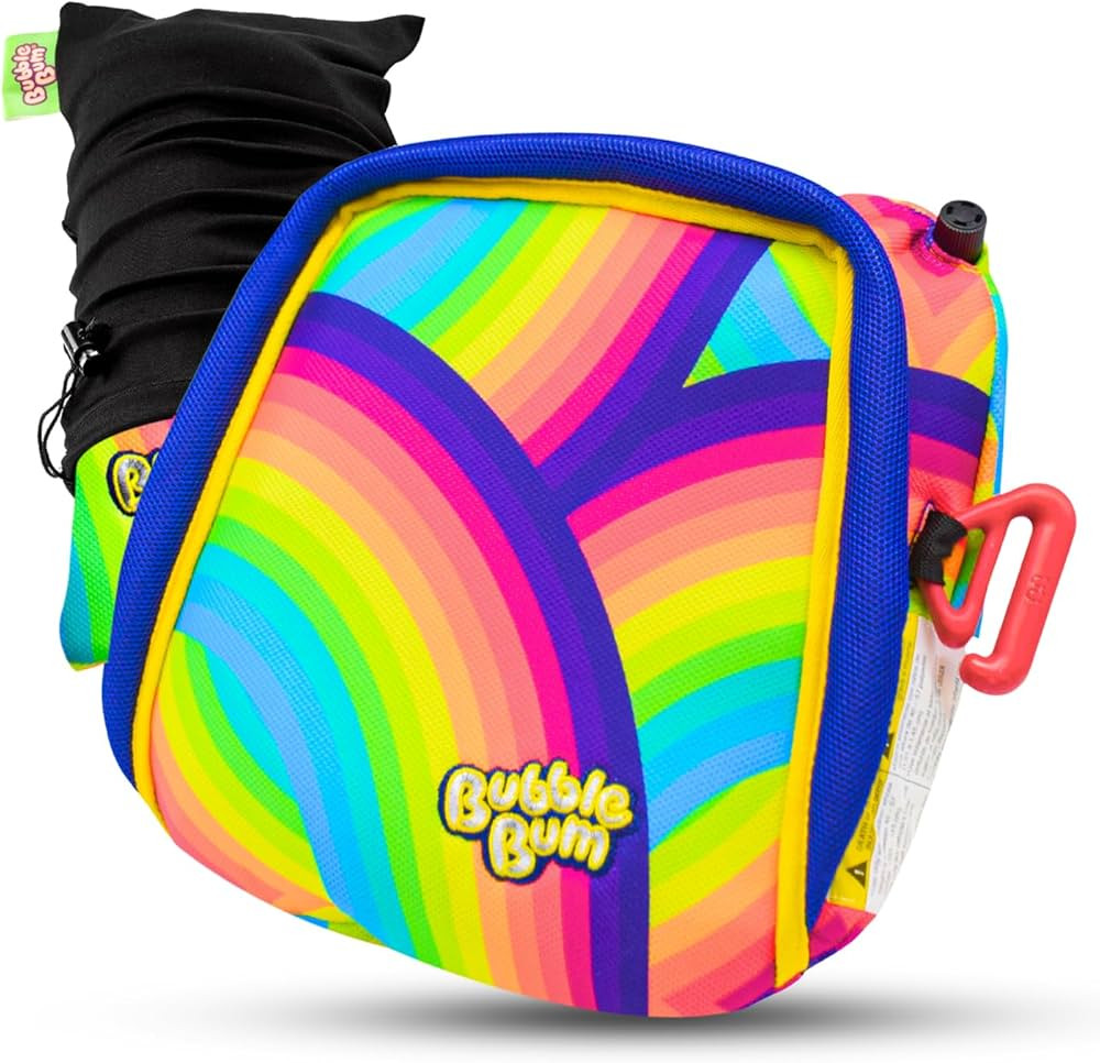 bubblebum Inflatable Booster Car Seat - Blow Up Narrow Backless Booster Car Seat for Travel. Port... | Amazon (US)