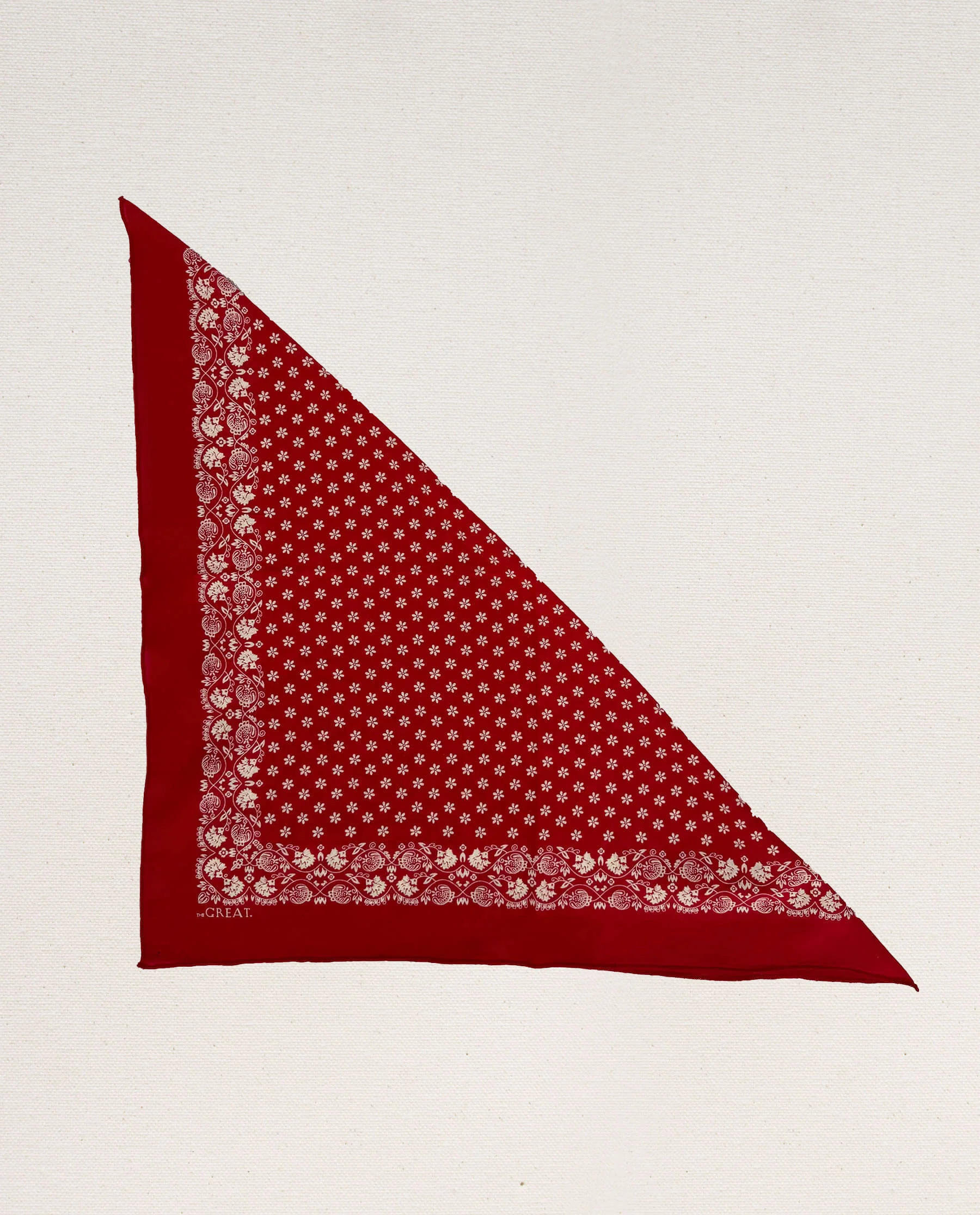 The Bandana. -- Small -- Bright Red | THE GREAT.