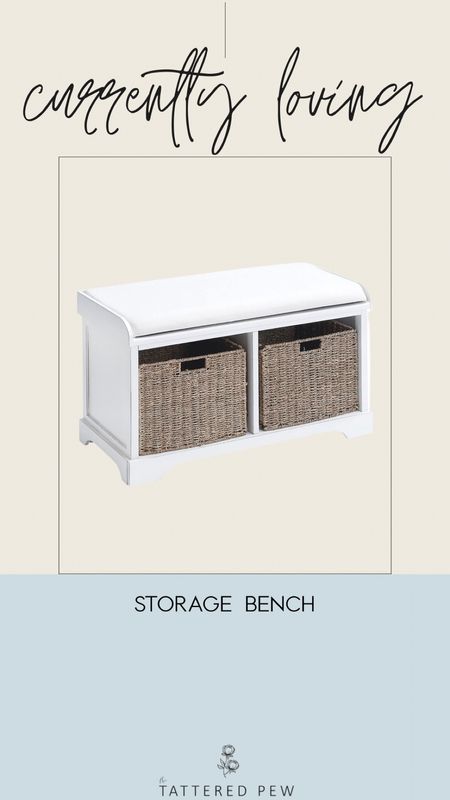 Happy Thursday, friends! If you're looking for the perfect piece to put near the front door or in a mud room, I highly recommend checking this one out! I love the wicker pull-out storage boxes, and the seat is padded for maximum comfort! 

#LTKfind #competition

#LTKstyletip #LTKhome #LTKFind