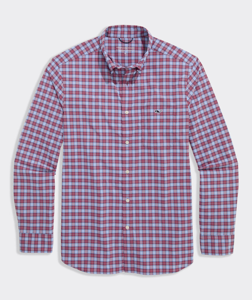 Duval Check Featherweight Performance Shirt | vineyard vines
