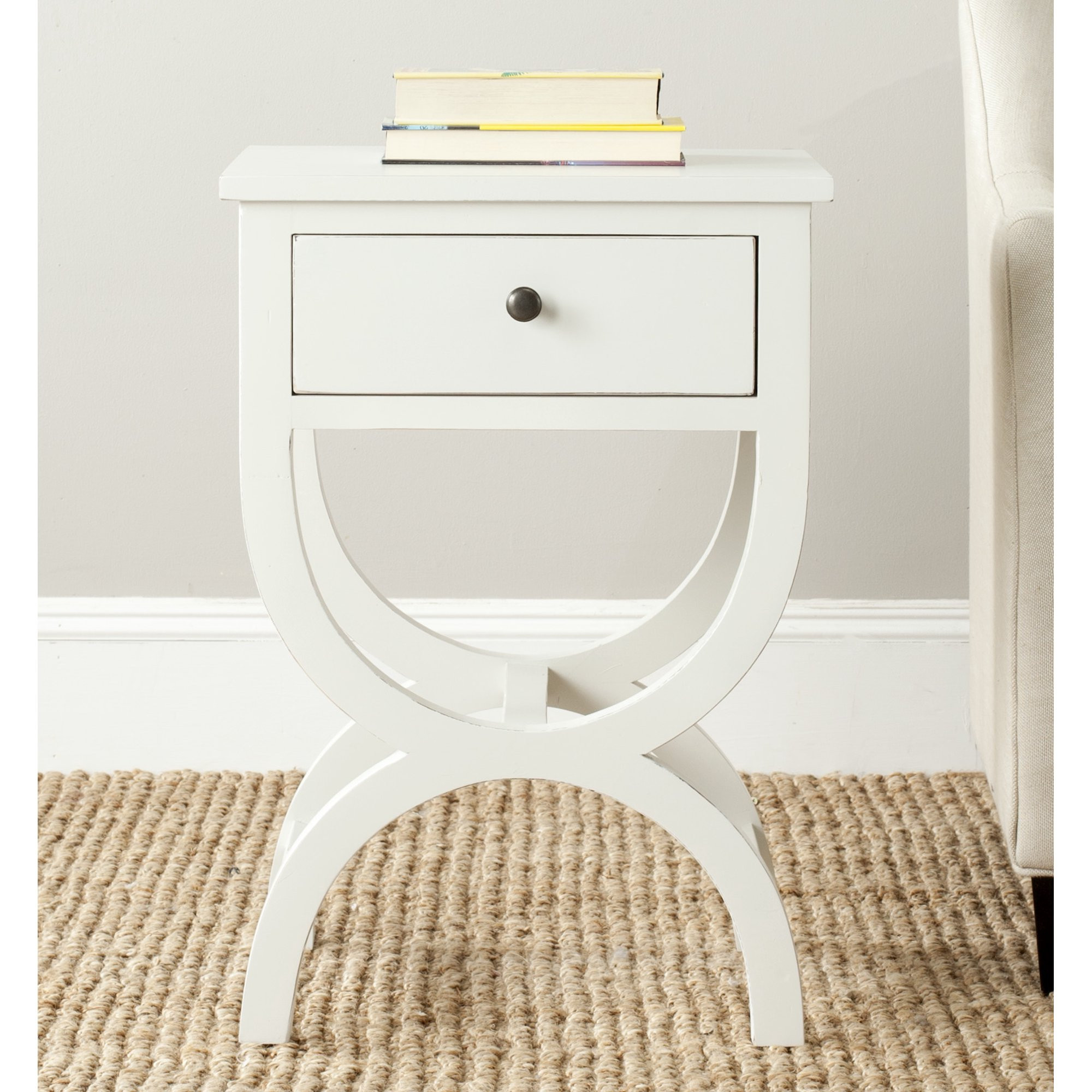 Safavieh Maxine Solid Nightstand with Storage Drawer | Walmart (US)