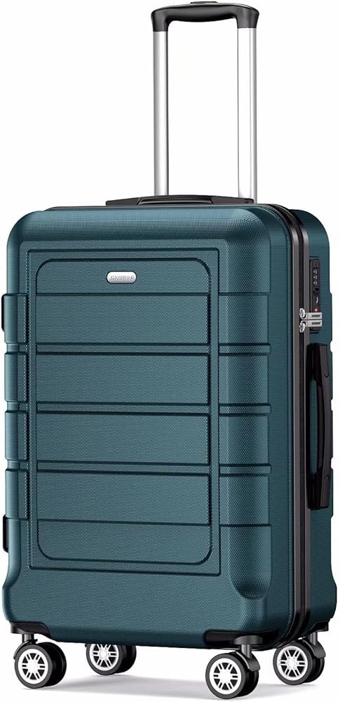 SHOWKOO Luggage PC+ABS Durable Expandable Hardside Suitcase with Double Spinner Wheels TSA Lock | Amazon (CA)