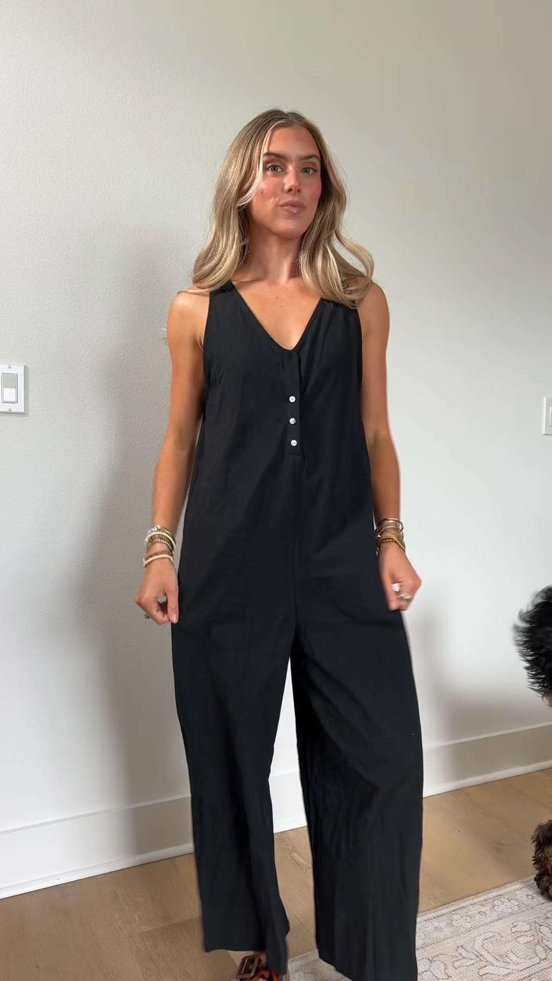 Amazon size XS Women Button Down Jumpsuits Cotton Linen Sleeveless Casual Wide Legs Rompers Loose Overall with Pockets

#LTKootd #LTKSaleAlert #LTKSeasonal