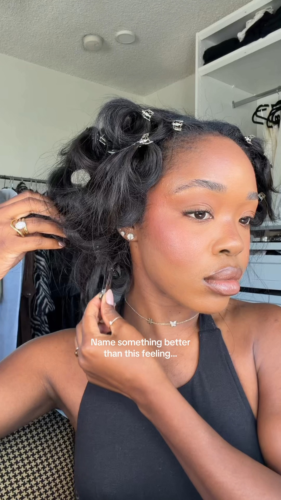 My favorite way to get big bouncy hair ➰ #pincurls #blowout #blowouthair #hairtok #hairinspo @T3 Micro 

#LTKBeauty