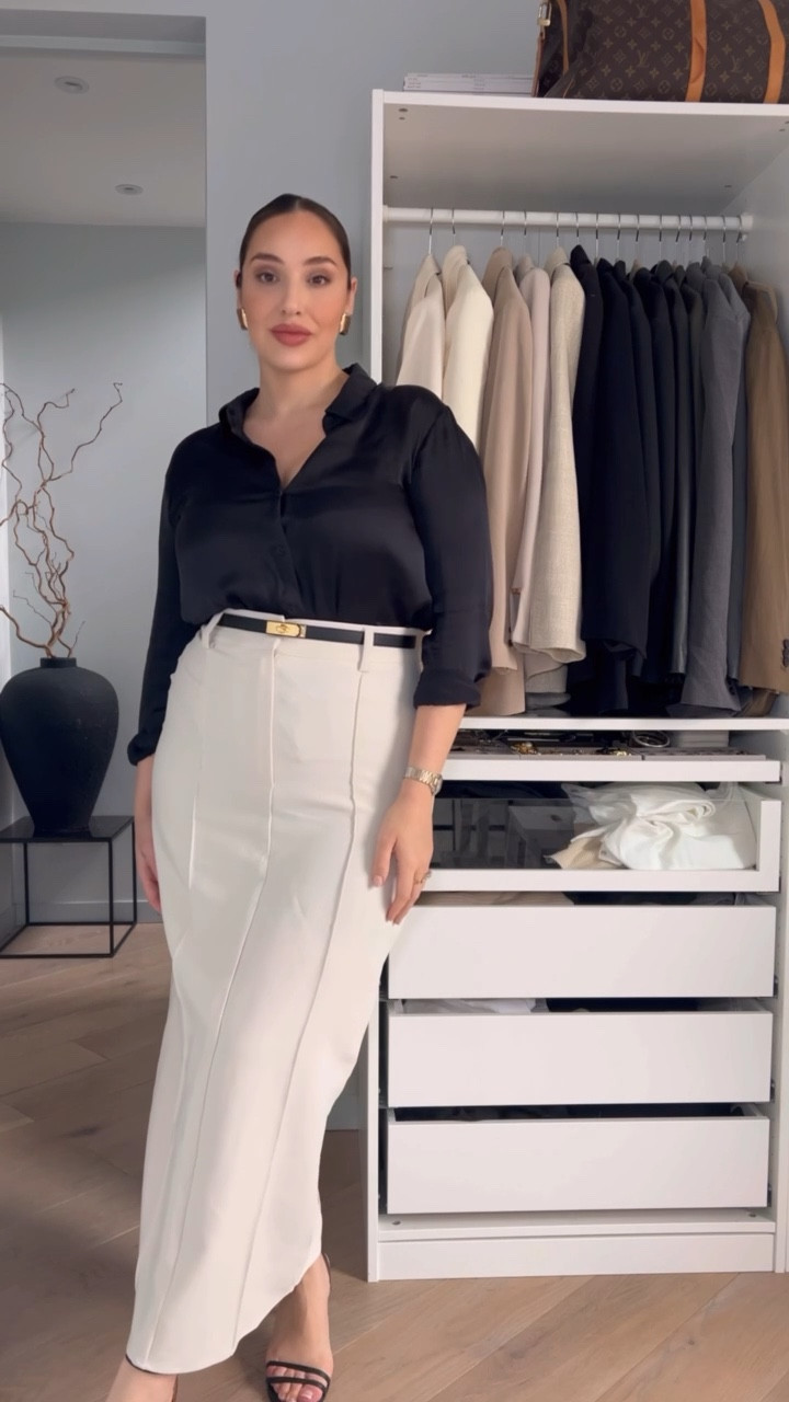 Skirt - Dissh
Shirt - Reformation 
Bodywear - Skims 
Heel - Bobbies

#LTKSeasonal #LTKmidsize #LTKstyletip