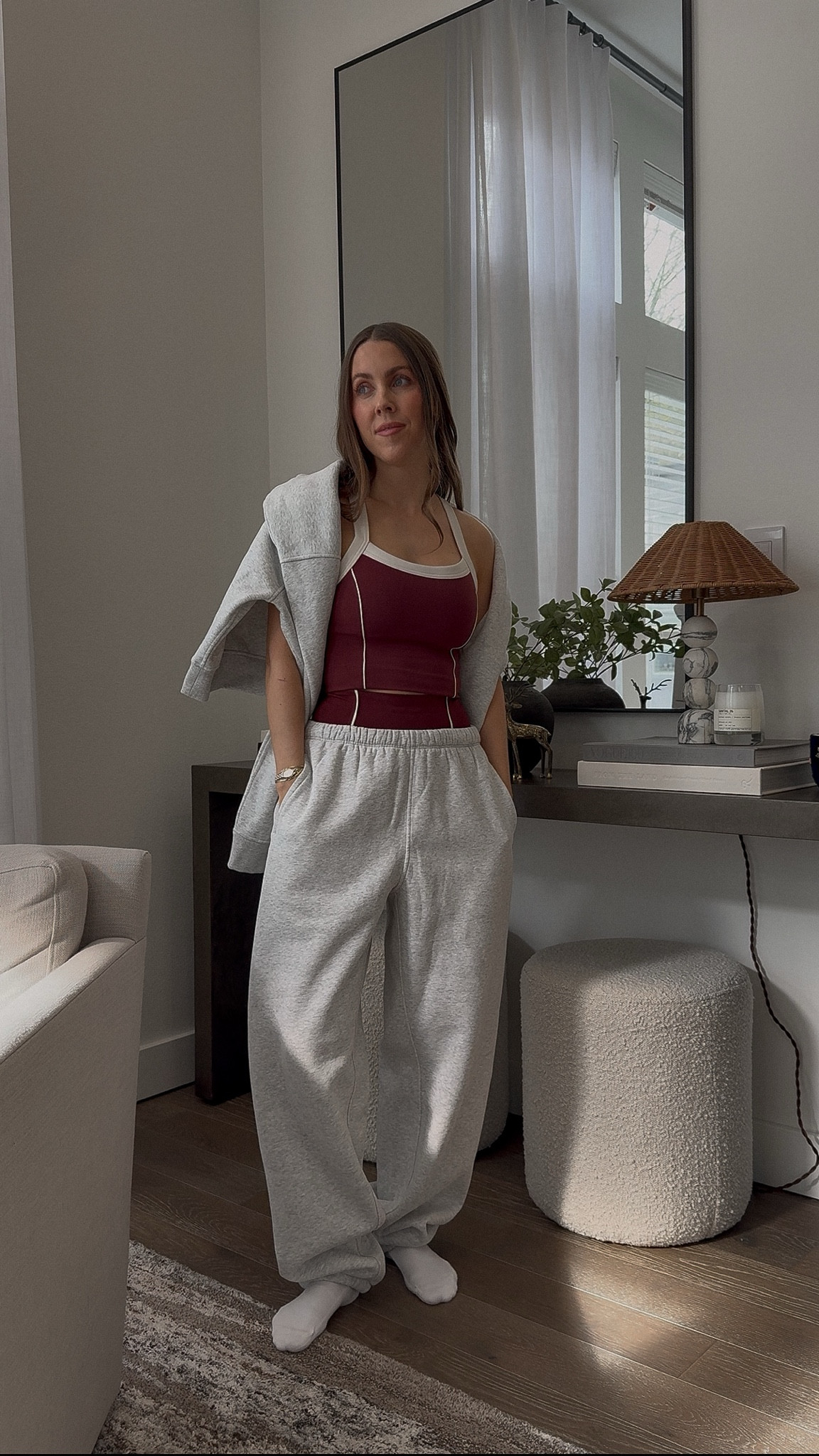 off-duty but still put together 🤍 cozy sweats + a fitted tank has been my go-to lately — easy, comfortable, and still feels styled


lululemon outfit, lululemon sweats, lululemon sweatpants, cozy outfit, sweats outfit inspo, matching sweats set, grey sweatpants outfit, casual everyday outfit, loungewear aesthetic, comfy outfit idea, off duty style, athleisure outfit, minimal style outfit, neutral outfit inspo, fitted tank outfit, effortless style, cozy girl outfit, everyday basics outfit, casual chic outfit, relaxed fit outfit, home outfit aesthetic

#LTKSeasonal #LTKPetite #LTKActive