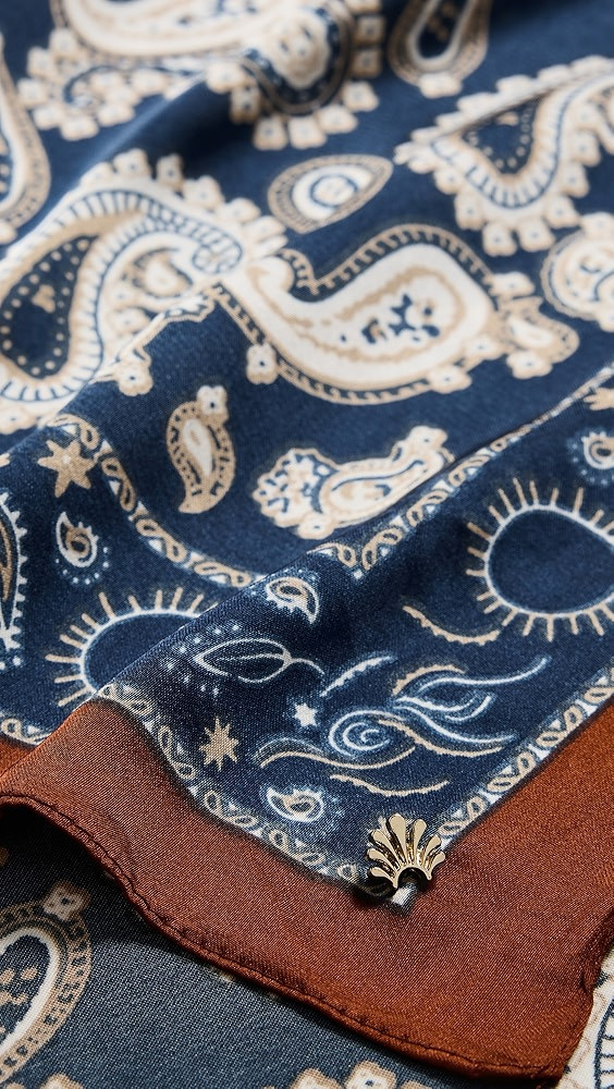 Paisley Square Satin Scarf | Shopbop