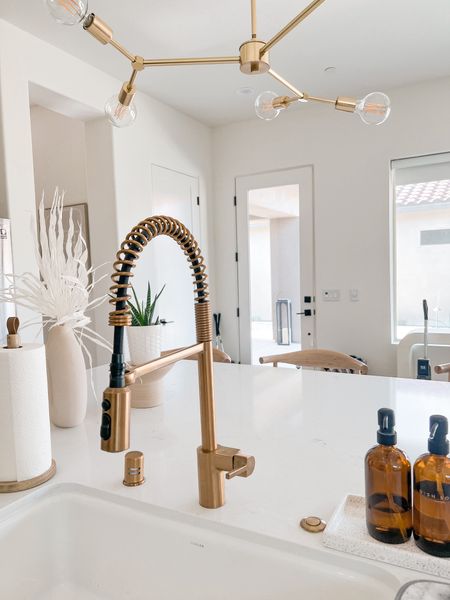 Gold and Black Kitchen Faucet. Modern Design kitchen faucet with pull down feature. Affordable kitchen faucets. #affordablekitchenfaucets #kitchenfaucets #modernkitchendesign #goldfaucets #blackandgoldfaucets #kitchendesign #modernkitchen #modernkitchenfaucets

#LTKSeasonal #LTKhome #LTKHoliday