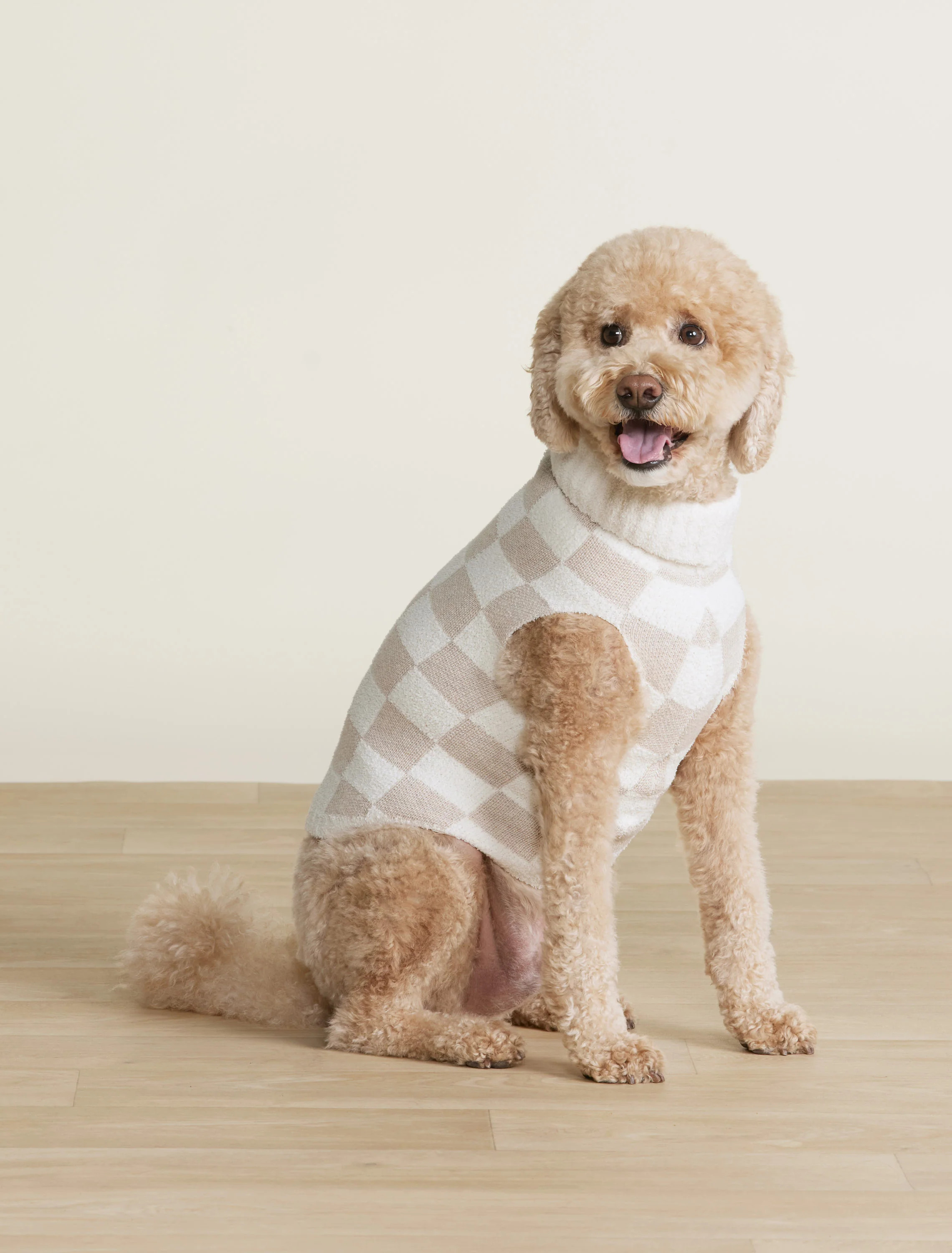 CozyChic® Cotton Checkerboard Pet Sweater | Barefoot Dreams