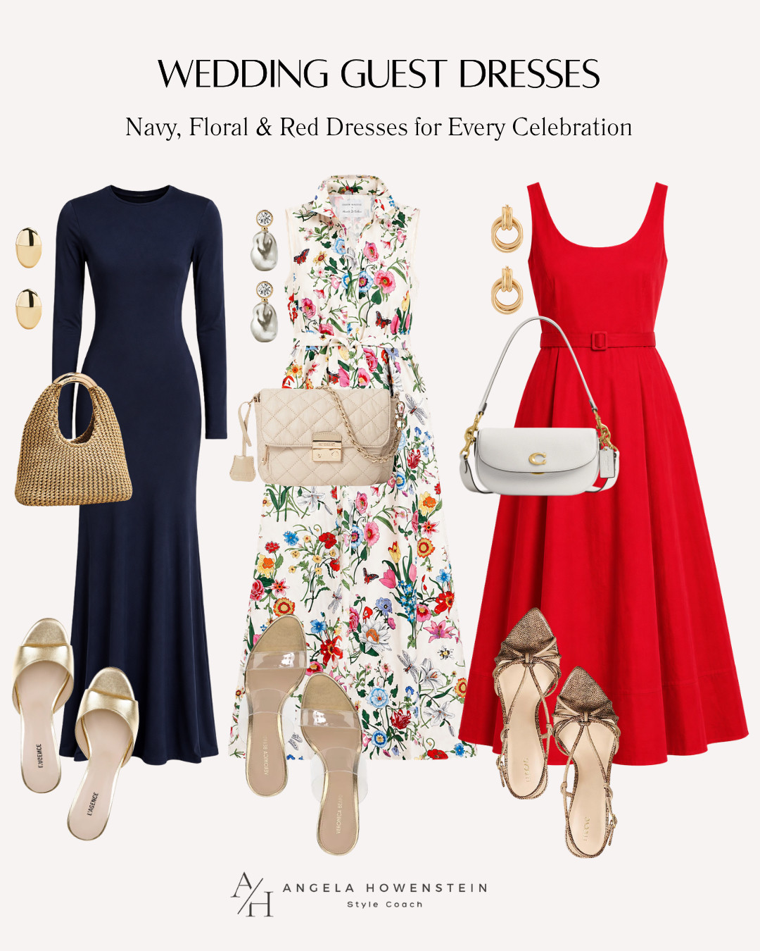 Wedding guest dresses for every kind of celebration—classic navy, romantic floral, or a bold red statement dress. These are easy to dress up with the right shoes and accessories.

👩‍💻 LTK PRO TIPS
❤️ Heart = Support my posts ;-)
🔖 Save = Get sale & restock alerts for the things you love!
📋 Lists = Keep favorites organized (List ideas: Christmas, Birthdays, and Vacations!)
📲 Share = Send lists and products to a friend (or your daughters like me).
💬 Comment = Ask me anything, and I’ll answer. ;-) 

 #LTKootd #LTKOver40 #LTKWedding