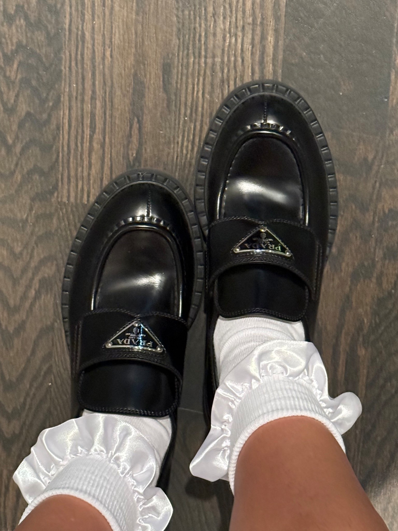 loafers & ruffle socks 🖤

White Ruffle Socks | Ruffle Crew Socks | Prada Loafers | Black Loafers | Prada Shoes | Leather Loafers | 

#LTKShoeCrush #LTKStyleTip #LTKHoliday
