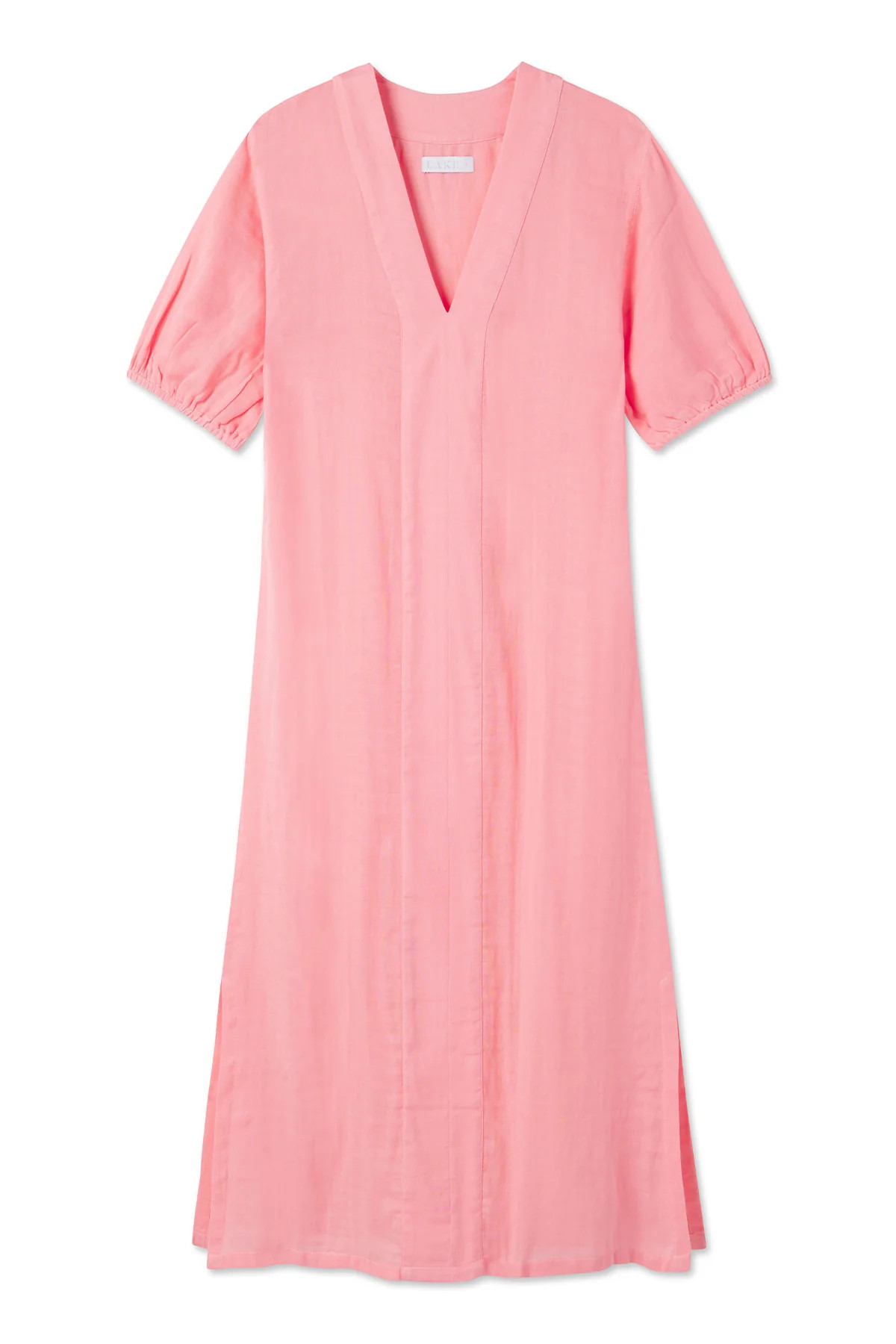 Gauze Caftan in Coral | Lake Pajamas